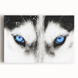 Stretched canvas featuring a striking wolf design from the Animals A Wild Life collection, showcasing intricate details and vibrant colors, perfect for nature enthusiasts.