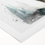 Rolled canvas artwork featuring a striking wolf design in a wild landscape, showcasing intricate details and vibrant colors, ideal for nature lovers and home decor enthusiasts.