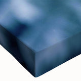 Close-up of a stunning wolf wall art design on stretched canvas, showcasing intricate details and vibrant colors, perfect for nature lovers and home decor enthusiasts.