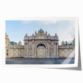 Extra large rolled print of ancient ruins in muted earth tones, suitable as art wall dining room or classy bathroom decor.