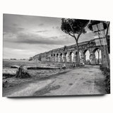 Large abstract wall art featuring arches in muted earth tones on acrylic glass, suitable for bedroom or dining room decor.