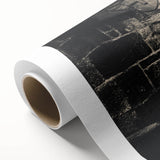 Art deco poster of symmetrical arches in monochrome, printed on rolled canvas.