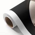 Art Deco-style archway design in monochrome, printed on rolled canvas, suitable for nursery wall art or dining room.