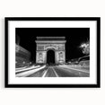 Extra large abstract art print featuring colorful textured arches, framed in black, ideal for living room decor.