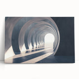 Black and white photo of architectural arches on large stretched canvas, suitable for kitchen wall art.
