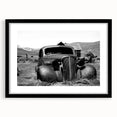 Extra large abstract art print featuring colorful, textured design on a black framed canvas, ideal for living room decor.