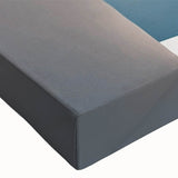 Black and white landscape art painting of architectural domes on stretched canvas, ideal for bedroom wall art.