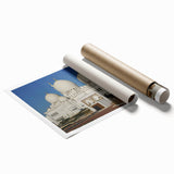 Extra large rolled print featuring floral art with soft pastel shades, ideal for classy bathroom wall art.