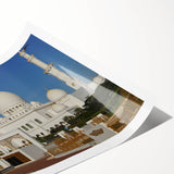 Extra large rolled print featuring line art flowers in black and white, ideal for large living room wall art.