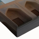 Black and white large art of architectural domes on stretched canvas, suitable for bedroom wall decor.