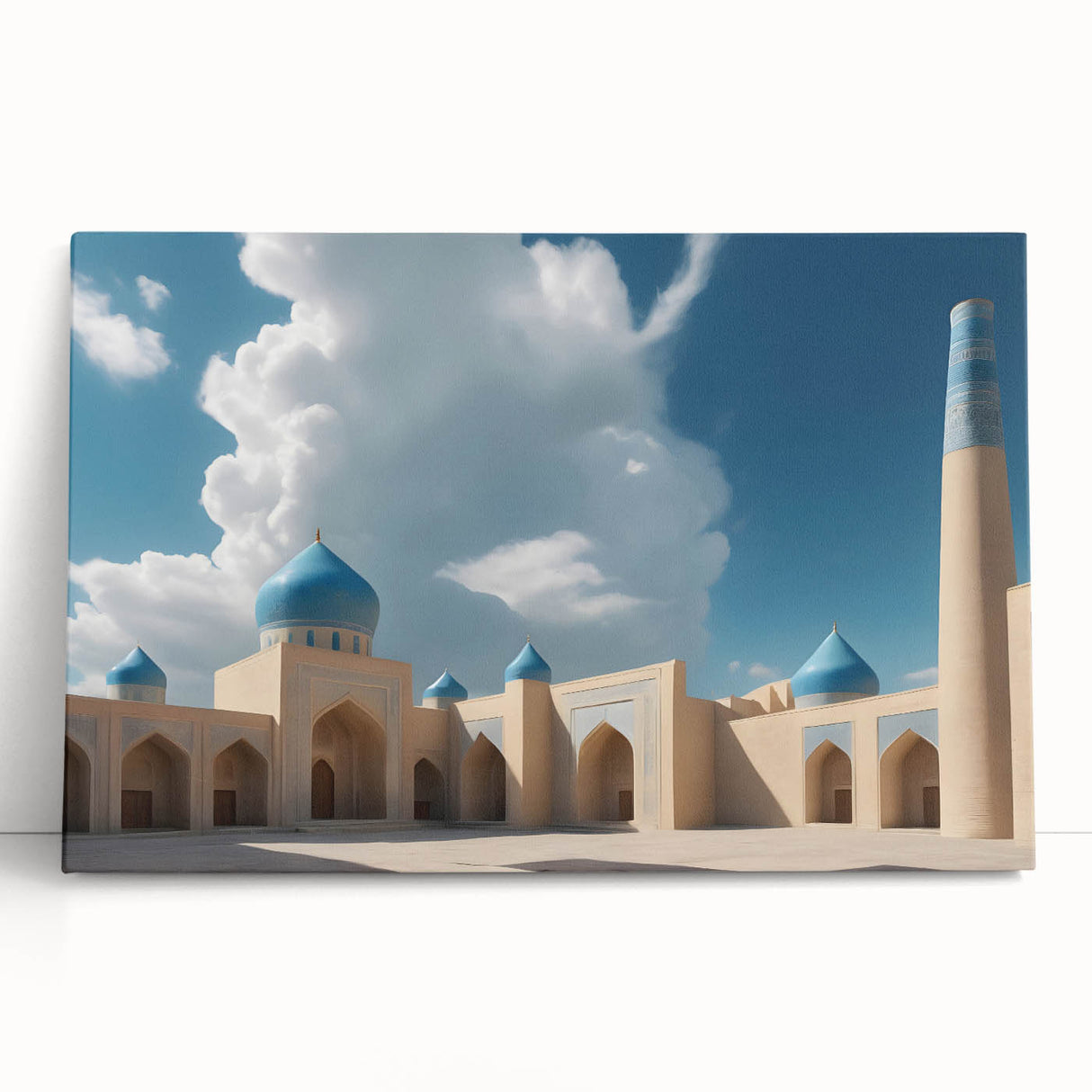 Black and white photo of architectural domes on a large stretched canvas, ideal for kitchen wall art or bedroom ambiance.