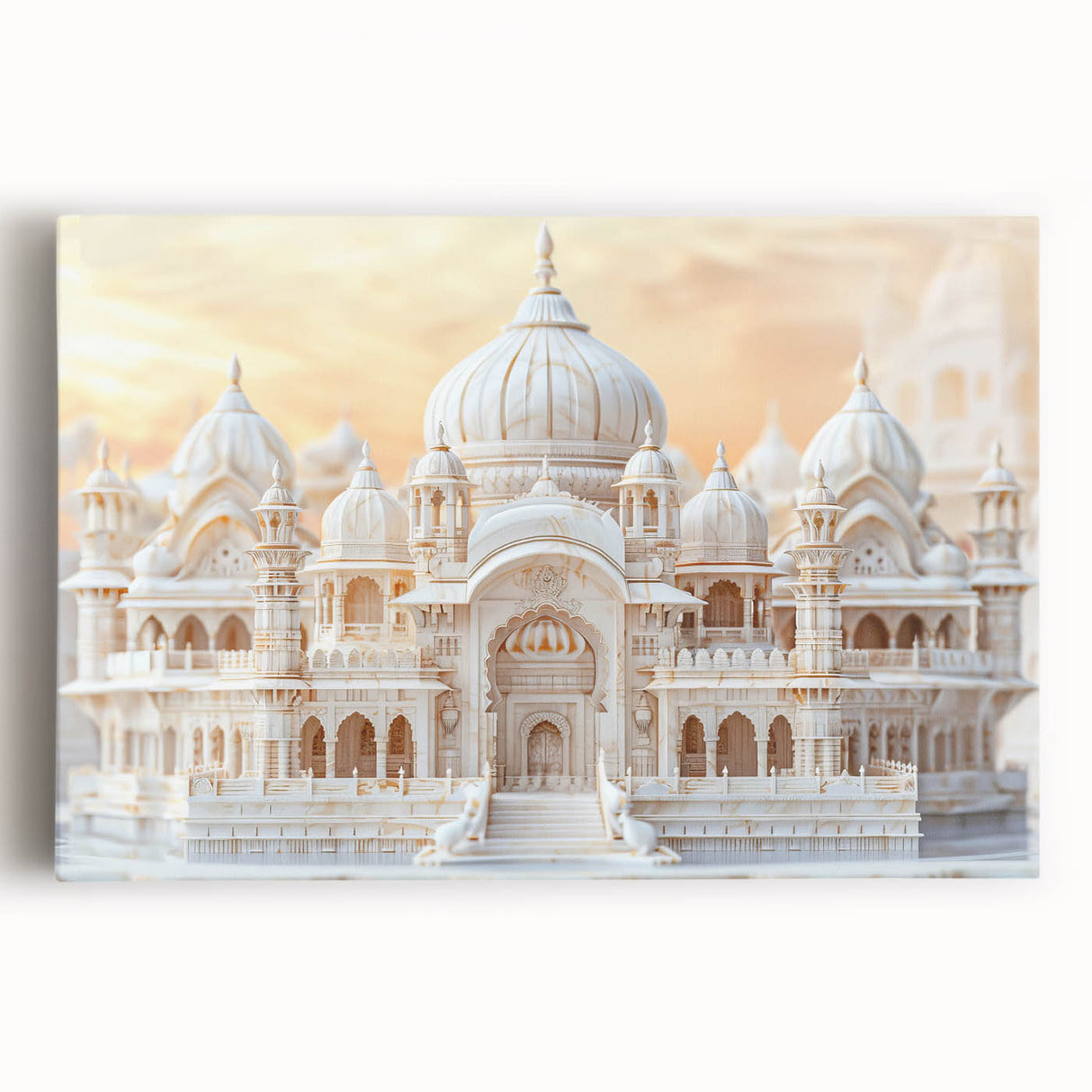 Black and white photo of architecture domes on stretched canvas, suitable for kitchen wall art.