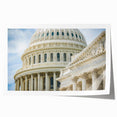 Extra large rolled print featuring a design of architectural domes in muted earth tones, ideal for art wall dining room.
