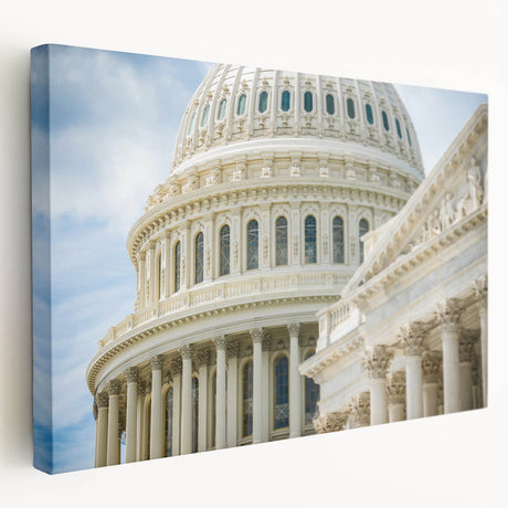 Large canvas print featuring a series of architectural domes in muted earth tones, suitable for kitchen wall art.