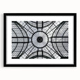 Extra large abstract art print featuring colorful, textured domes on a black framed canvas, ideal for living room decor.