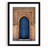 Extra large abstract art print featuring textured colorful art on a black framed canvas, ideal for living room decor.