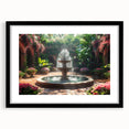 Extra large abstract art print featuring colorful, textured brush strokes on a black framed canvas.