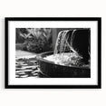 Extra large abstract art print featuring a vibrant, colorful textured design on a black framed canvas.