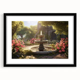 Extra large abstract art print featuring vibrant, textured colors on a black framed canvas, ideal for living room decor.