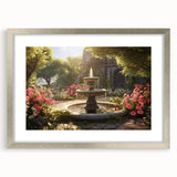 Textured abstract art print featuring dynamic swirls in muted gray, framed in silver, ideal for modern bedroom ambiance.