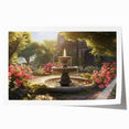 Extra large rolled print of a detailed floral design in pastel shades, ideal for dining room or bathroom wall art.