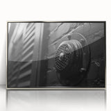 Art deco poster featuring geometric patterns and silver accents on acrylic, ideal for modern art wall decor in a nursery.