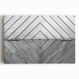 Large black and white architectural sketch on stretched canvas, ideal for kitchen wall art.