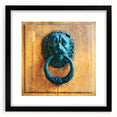 Extra large abstract art print featuring colorful, textured patterns on a black framed canvas, ideal for living room decor.