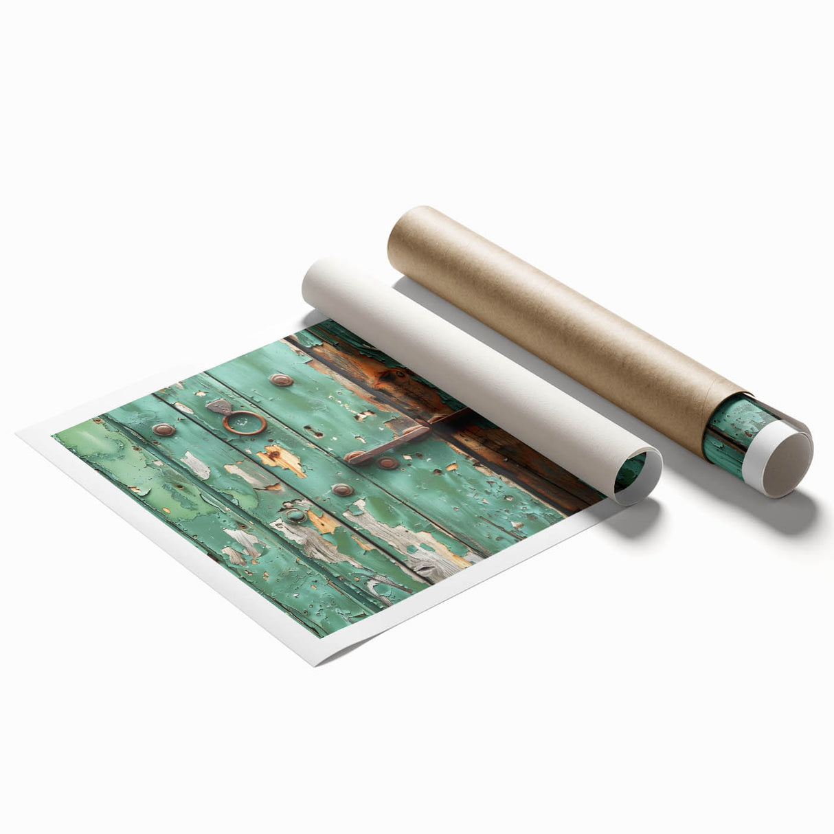 Extra large rolled print featuring a detailed floral design in soft pastel shades, ideal for classy bathroom wall art.