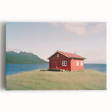 Black and white large art print of architectural house designs on stretched canvas, suitable for kitchen or bedroom wall art.