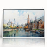 Art deco poster featuring geometric patterns in black and white, framed in acrylic, ideal for nursery wall art.