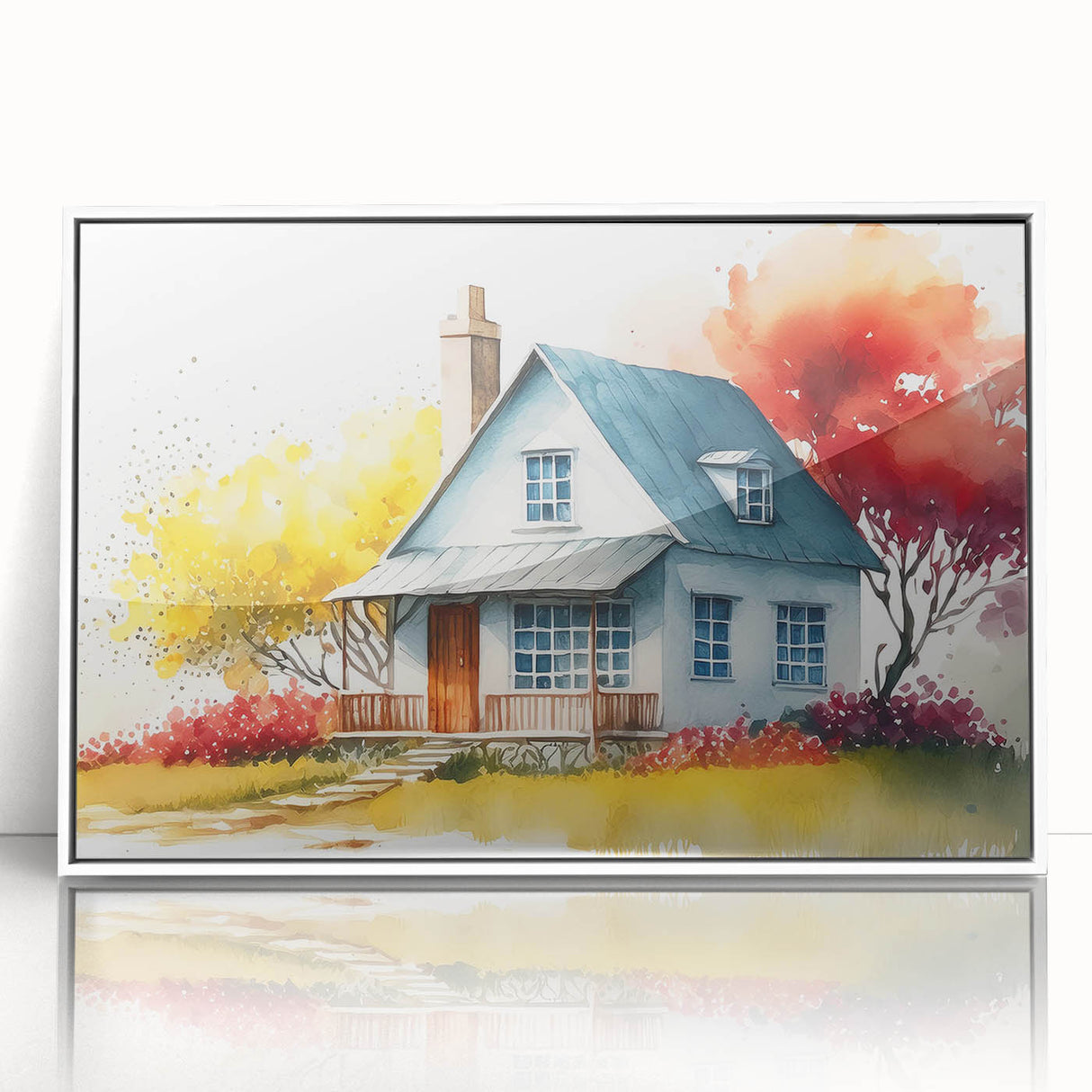 Art Deco poster featuring streamlined architectural designs in monochrome, framed acrylic, ideal for nursery wall art.