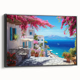 Black and white landscape art paintings on framed canvas, featuring vintage-style houses, ideal for bedroom decor.