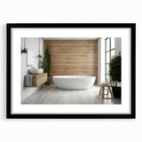 Abstract art print featuring swirling gray and black patterns on a framed canvas, ideal for modern dining room decor.