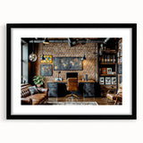 Extra large abstract art print featuring textured swirls in earth tones on a framed canvas, suitable for living room decor.