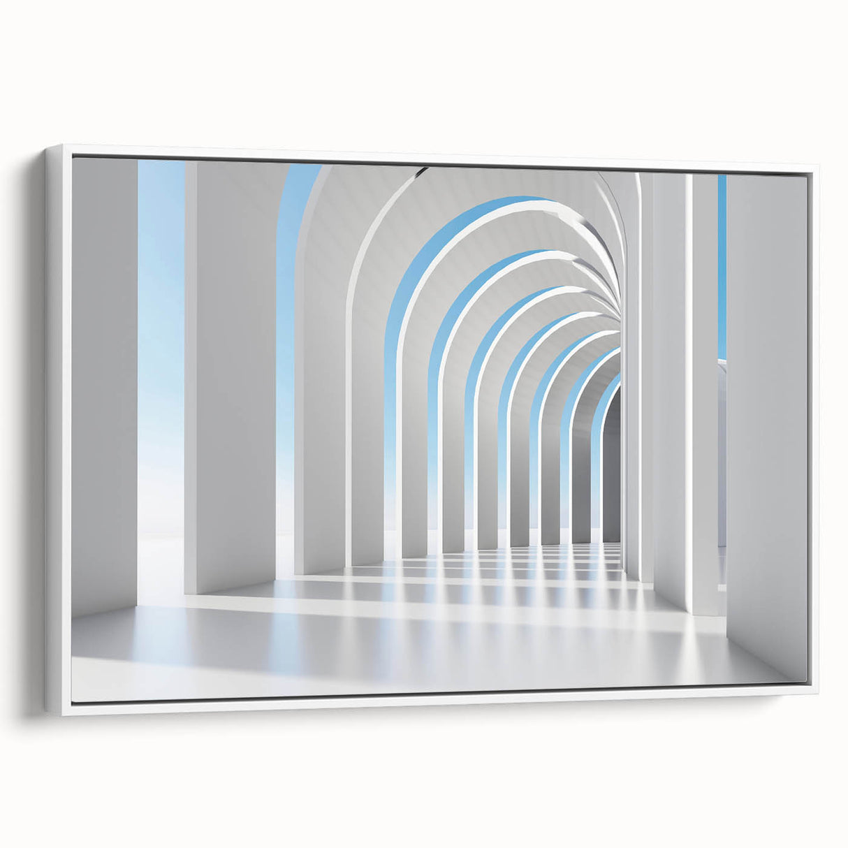 Vintage poster art of colorful abstract design on extra large framed canvas, ideal for living room decor.