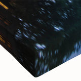 Large art canvas featuring a black and white landscape painting, ideal for bedroom wall decor.