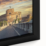 Extra large framed canvas featuring black textured art with colorful abstract designs, ideal for living room decor.