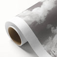 Art Deco style palace architecture in muted gold and beige tones on a rolled canvas, ideal for nursery wall art.