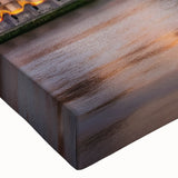 Large art featuring a black and white landscape painting on stretched canvas, ideal for bedroom decor.