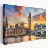 Large wall art featuring a detailed architectural palace design in muted earth tones on stretched canvas.