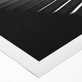 Art deco poster featuring a spiral staircase in monochrome, printed on rolled canvas, suitable for dining room decor.