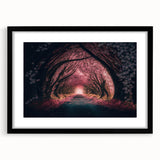 Extra large abstract art print featuring colorful, textured design on a black framed canvas, ideal for living room decor.