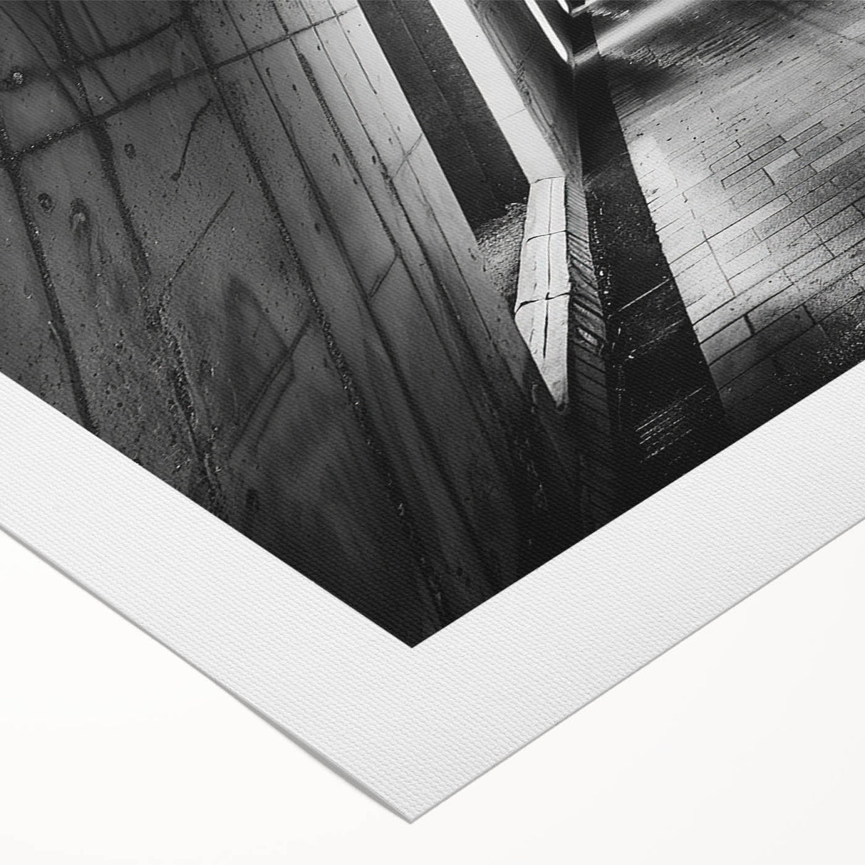 Art deco poster featuring geometric patterns and metallic colors on rolled canvas, suitable for dining room wall art.