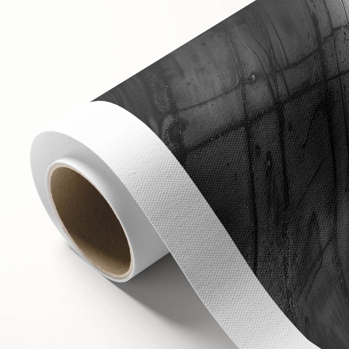 Art deco poster of symmetrical tunnel architecture in monochrome, rolled canvas, suitable as nursery wall art.