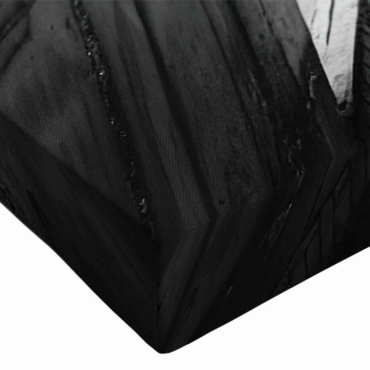 Black and white large art of a tunnel landscape on stretched canvas, suitable for bedroom wall decor.