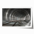 Extra large rolled print of a floral tunnel architecture in pastel shades, ideal for dining room wall art.