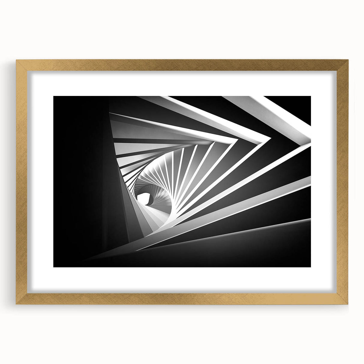 Extra large abstract art print with textured design in gold tones, framed, ideal for living room decor.
