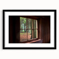 Extra large abstract art print featuring colorful, textured patterns in a black frame, ideal for living room decor.