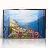 Art Deco style poster featuring geometric patterns and silver framed acrylic, ideal for nursery wall art.